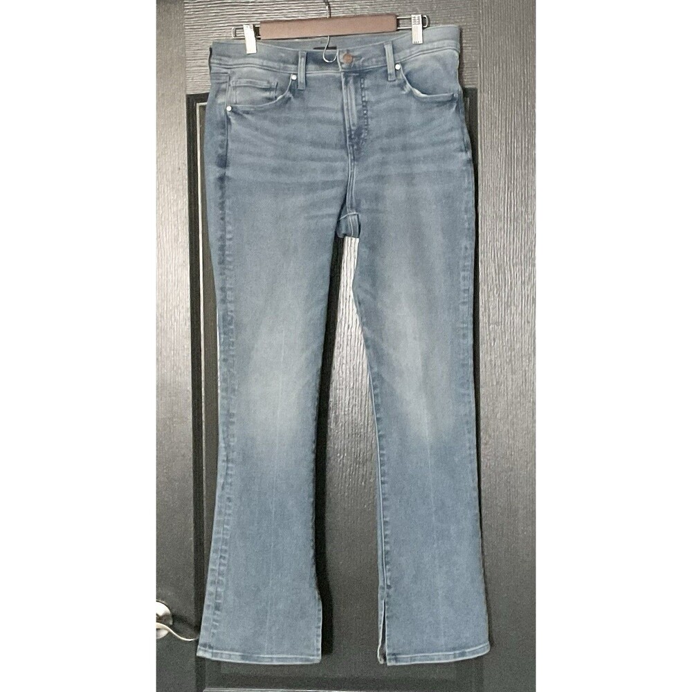 Express Women's Mid Rise Rinse Skyscraper Jeans, Size 12S